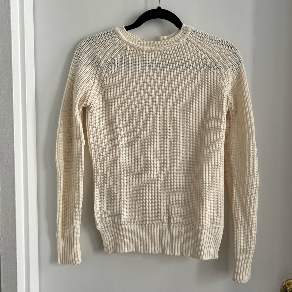 Zara sweater with back buttons detail